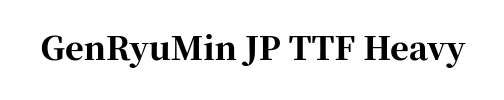 GenRyuMin JP TTF Heavy