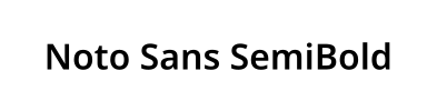 Noto Sans SemiBold