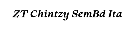 ZT Chintzy SemBd Ita