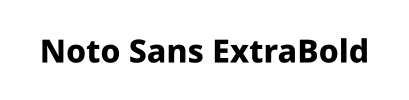 Noto Sans ExtraBold